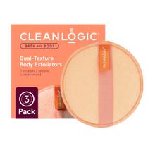 Esfoliante corporal Cleanlogic Bath and Body, pacote com 3