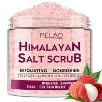 Esfoliante Corporal Com Sal Do Himalaia Com Colágeno E Células De Haste Suflê Esfoliante Natural