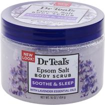 Esfoliante corporal Dr. Teal's Epsom Salt Esfolia e renova a lavanda