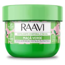 Esfoliante Corporal e Facial Maçã Verde 200g - Raavi