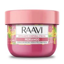 Esfoliante Corporal e Facial Morango 200g - Raavi Esfoliante Corporal e Facial Morango 200g - Raavi