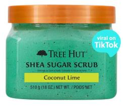 Esfoliante Corporal, Limão e Coco, Shea Sugar Scrub, 510g, Tree Hut