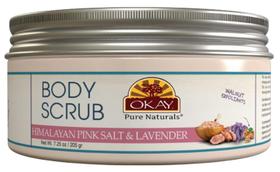 Esfoliante corporal Okay Himalayan com sal rosa e lavanda 215ml Esfoliante corporal Okay Himalayan com sal rosa e lavanda 215ml