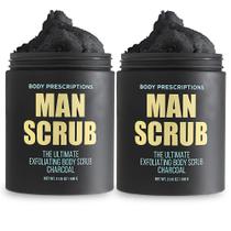 Esfoliante corporal, prescrições corporais, esfoliante masculino, 620 ml (pacote com 2) Esfoliante corporal, prescrições corporais, esfoliante masculino, 620 ml (pacote com 2)