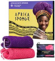 Esfoliante Corporal RelaxScene com Esponja de Rede Africana - 2 Peças Esfoliante Corporal RelaxScene com Esponja de Rede Africana - 2 Peças