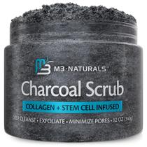 Esfoliante corporal salino M3 Naturals com colágeno e células-tronco