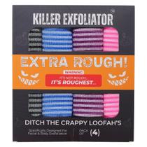 Esfoliante Corporal Scrubber Killer Exfoliator Premium, pacote com 4