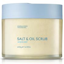 Esfoliante corporal SEACRET, sal e óleo, esfoliante com minerais do Mar Morto