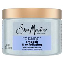 Esfoliante corporal Shea Moisture, açúcar de karité, mel de manuka, aveia, 350 ml Esfoliante corporal Shea Moisture, açúcar de karité, mel de manuka, aveia, 350 ml