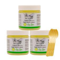 Esfoliante corporal The Keys Sea Salt com limão, pacote com 3 unidades