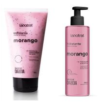 Esfoliante e Hidratante Morango Labotrat