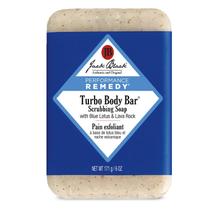 Esfoliante em barra corporal Soap Jack Black Turbo 180 ml (pacote com 1)