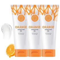 Esfoliante em gel esfoliante Kanroadi Orange Face Body Skin 3 unidades