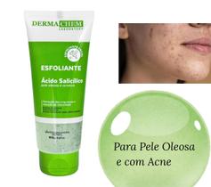 Esfoliante Facial Ácido Salicílico Dermachem 100g Controle da Oleosidade e Ação Antiacne