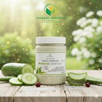 Esfoliante facial e corporal - Pepino e Babosa - Rico em biotina - 100% colágeno de bambu - 260ml Esfoliante facial e corporal - Pepino e Babosa - Rico em biotina - 100% colágeno de bambu - 260ml