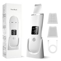 Esfoliante facial, espátula de pele, removedor de cravos, 4 modos