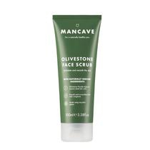 Esfoliante facial ManCave natural Olivestone 114 ml para homens