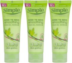 Esfoliante facial simples para suavizar a pele 75 ml (pacote com 3) Esfoliante facial simples para suavizar a pele 75 ml (pacote com 3)