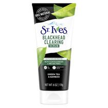 Esfoliante facial St. Ives Blackhead Clearing, chá verde e bambu 180 ml