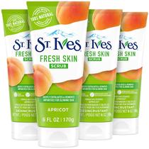 Esfoliante facial St. Ives Fresh Skin Apricot Deep Exfoliator 180mlX4 Esfoliante facial St. Ives Fresh Skin Apricot Deep Exfoliator 180mlX4