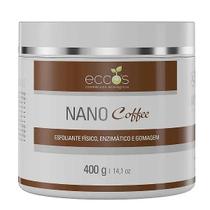 Esfoliante Físico, Enzimático e Gomagem 400g Nano Coffee Eccos