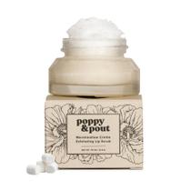 Esfoliante labial, creme hidratante de papoula e beicinho e marshmallow Esfoliante labial, creme hidratante de papoula e beicinho e marshmallow