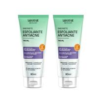 Esfoliante Labotrat Rosto 80Ml Antiacne - Kit Com 2Un