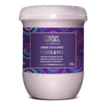 Esfoliante mãos e pés óleo semente de uva 650g dágua natural