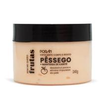 Esfoliante Multifuncional Corpo e Rosto Pessego + Manteiga de Karité 240g