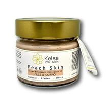 Esfoliante Natural e Vegano - Peach Skin 3D Face e Corpo - Kelse Pro Skin