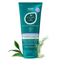 Esfoliante para couro cabeludo HASK, pré-shampoo de óleo de melaleuca e alecrim 180 ml