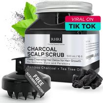 Esfoliante para couro cabeludo Rida Hair Research Institute Charcoal 473ml Esfoliante para couro cabeludo Rida Hair Research Institute Charcoal 473ml