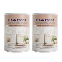 Esfoliante para pia e banho THE CLEAN PEOPLE Gently Scrub, pacote com 2