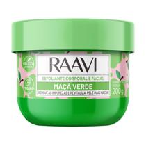 Esfoliante Raavi Corporal e Facial Maçã Verde 200g