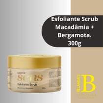 Esfoliante scrub macadamia e bergamota sens 300g