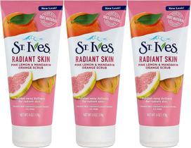 Esfoliante St. Ives Even & Bright Pink Lemon & Mandarim 180 ml (pacote com 3) Esfoliante St. Ives Even & Bright Pink Lemon & Mandarim 180 ml (pacote com 3)