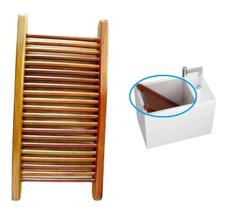 Esfregador de Madeira para Tanque Cuba Multiuso L116 Deca - E11601