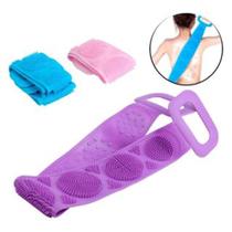 Esfregão Banho Silicone Massageador Esfoliante Para Costas Com Alça Escova Esponja de Banho Esfregão Banho Silicone Massageador Esfoliante Para Costas Com Alça Escova Esponja de Banho