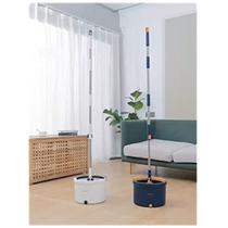 Esfregão com balde separado água suja de água limpa 360 rotação sem lavar as mãos espremer desidratação automática vassoura rotação secagem Esfregão com balde separado água suja de água limpa 360 rotação sem lavar as mãos espremer desidratação automática vassoura rotação secagem