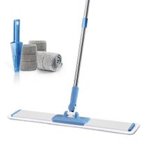 Esfregão de chão CQT Commercial Flat Microfiber 60 cm Wet Dry Blue Esfregão de chão CQT Commercial Flat Microfiber 60 cm Wet Dry Blue