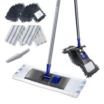 Esfregão de chão MASTERTOP Professional Microfibra com 4 recargas Esfregão de chão MASTERTOP Professional Microfibra com 4 recargas