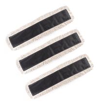 Esfregão de pó descartável de alta resistência Matthew Cleaning de 36", cabeças de reposição de algodão para uso residencial e comercial, molduras de esfregão de pó padrão, madeira dura, laminado e pisos de concreto, pacote com 3