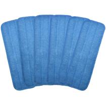 Esfregão de reposição, microfibra úmida e seca Ailelan, pacote com 6 unidades, 42x16cm