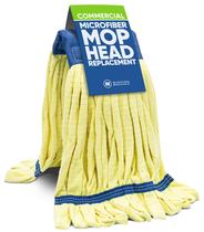 Esfregão de tubo de microfibra de substituição Mop Head 500 ml amarelo, 1 pacote