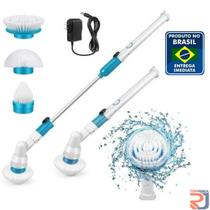 Esfregão Elétrica Magic Spin Scrubber 3-1 Recarregável