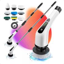 Esfregão Eletrico Escova De Limpeza 9 Em 1 Mop Rotativo 360