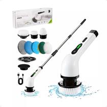Esfregão Elétrico Mop Escova Limpeza Giratoria Multiuso Chão e teto