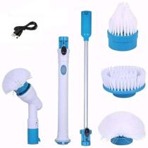 Esfregão Elétrico Vassoura Recarregável Spin Scrubber Bivolt