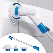 Esfregão Escova De Limpeza Vassoura Elétrica Mop Power Scrub