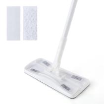 Esfregão Eyliden com alça de 58 cm de comprimento e 60 recargas brancas Esfregão Eyliden com alça de 58 cm de comprimento e 60 recargas brancas